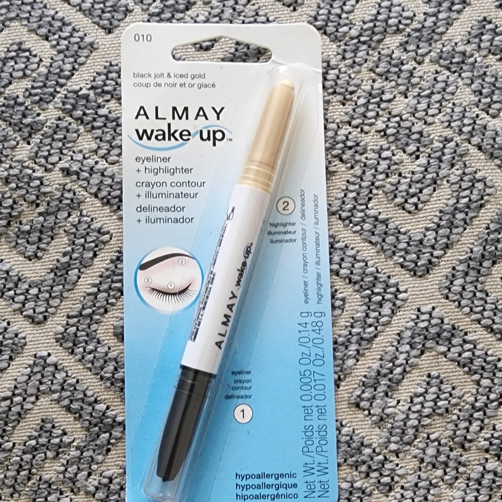 Nwt Almay wake up Eyeliner + highlighter